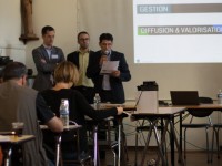 Journées Ligeo 2014 (jpg - 1827 Ko) - <p class="description">Introduction des Journées par Guillaume Lory, Ludovic Plaçais & Christophe Sicard</p>