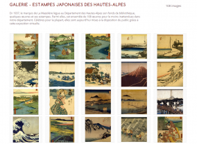 Galerie - Estampes japonaises des Hautes-Alpes