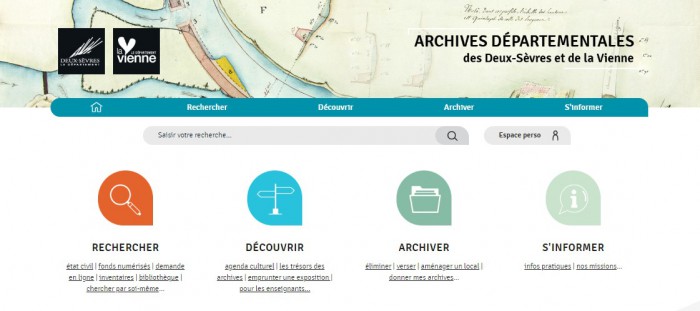 Capture d'écran : Deux-Sèvres et Vienne