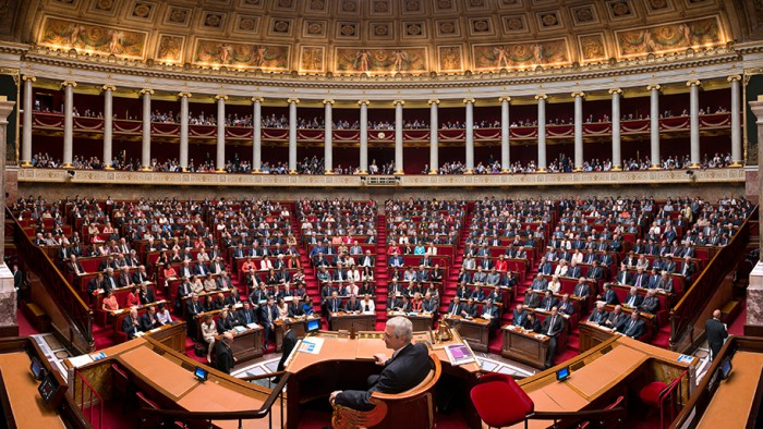 Capture d'écran : Assemblée nationale